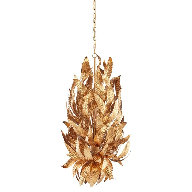 Apollo Leaf Chandelier-Currey-CURY-9000-0832-Chandeliers-2-France and Son