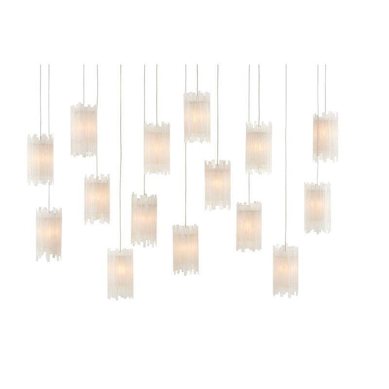 Escenia Rectangular 15-Light Multi-Drop Pendant-Currey-CURY-9000-0885-Pendants-1-France and Son