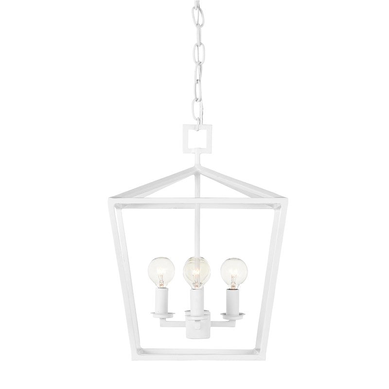Denison White Small Chandelier-Currey-CURY-9000-0978-Chandeliers-1-France and Son