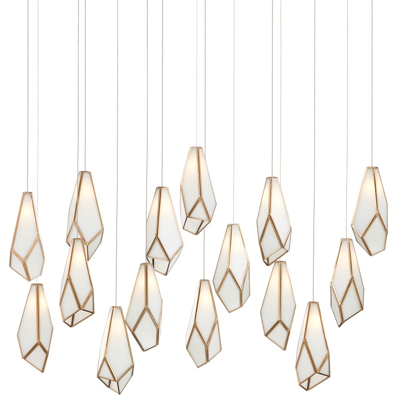 Glace White Round 15-Light Multi-Drop Pendant-Currey-CURY-9000-1037-ChandeliersRectangular-2-France and Son