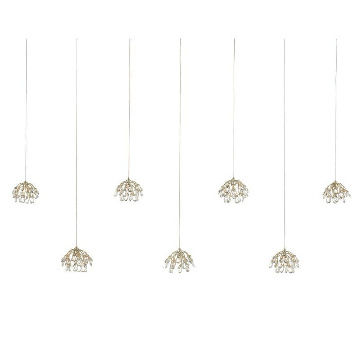 Crystal Bud Rectangular - Drop Pendant-Currey-CURY-9000-1054-Chandeliers-1-France and Son