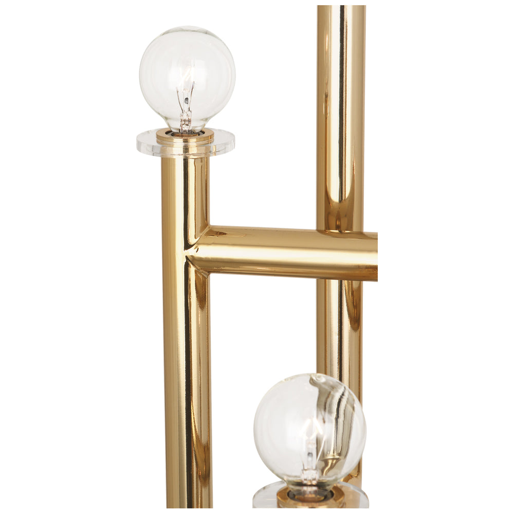 Jonathan Adler Milano Table Lamp-Robert Abbey Fine Lighting-ABBEY-902-Table LampsPolished Brass Finish-2-France and Son