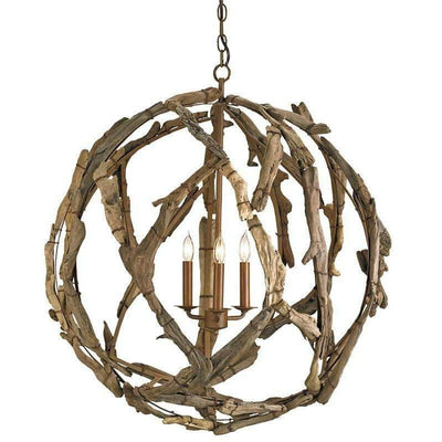 Driftwood Orb Chandelier-Currey-CURY-9078-Chandeliers-1-France and Son