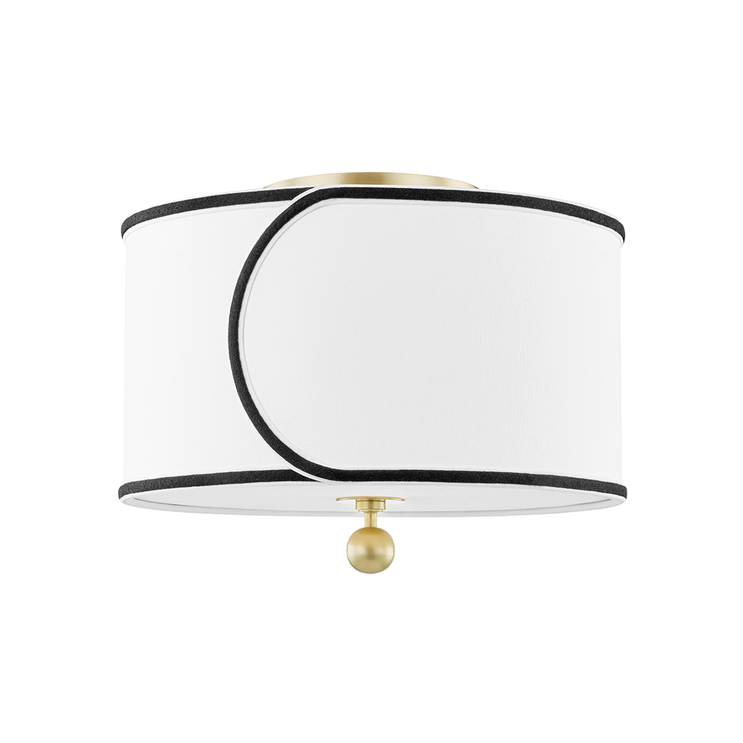 Zara 2 Light semi Flush-Mitzi-HVL-H381602-AGB-ChandeliersAged Brass-1-France and Son