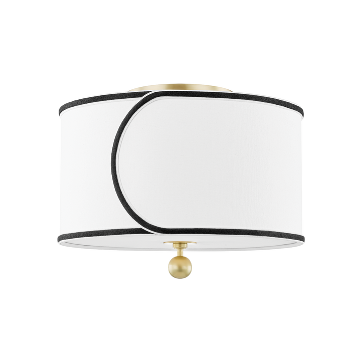 Zara 2 Light semi Flush-Mitzi-HVL-H381602-AGB-ChandeliersAged Brass-1-France and Son