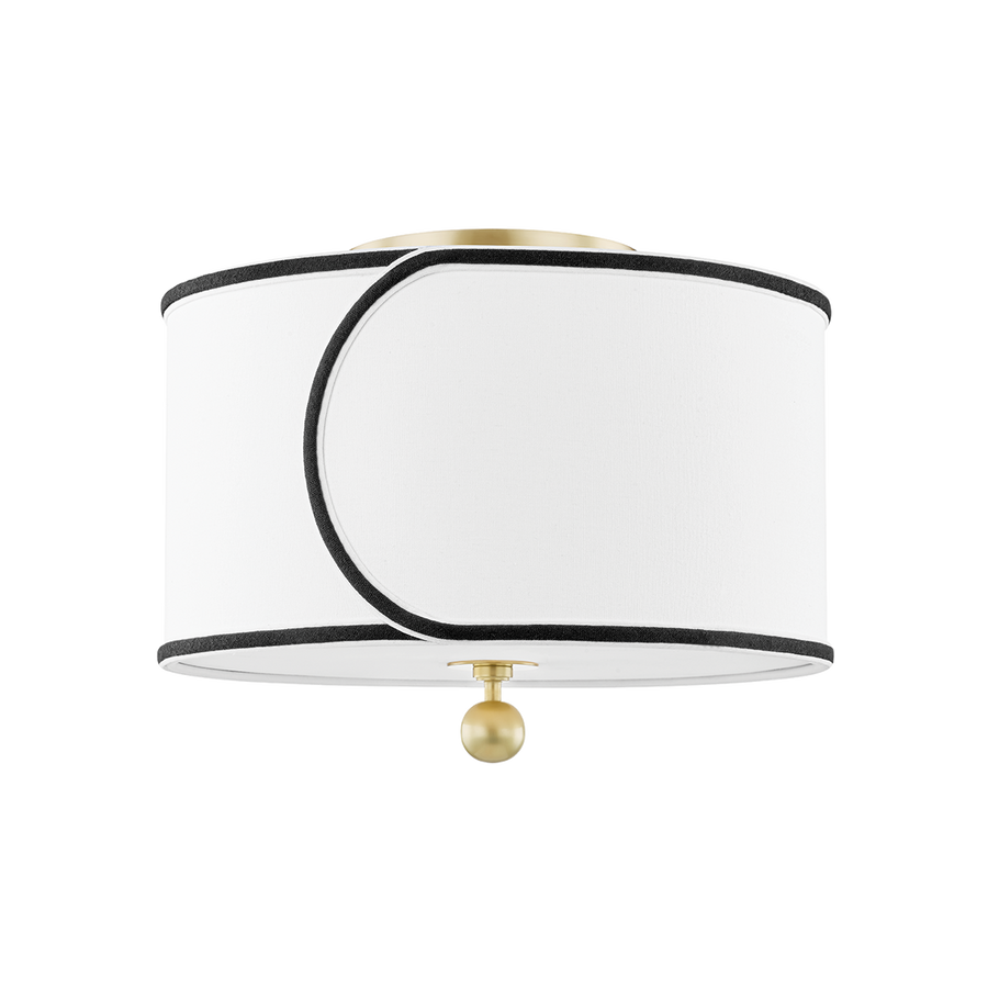 Zara 2 Light semi Flush-Mitzi-HVL-H381602-AGB-ChandeliersAged Brass-1-France and Son