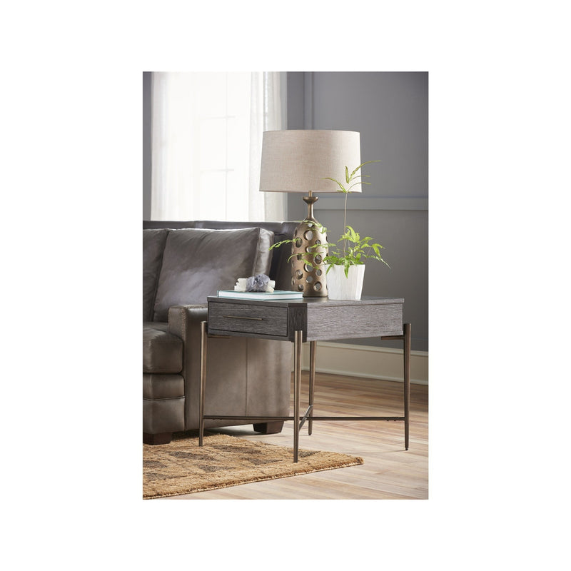 Onyx Oslo End Table-Universal Furniture-UNIV-915A802-Side Tables-2-France and Son