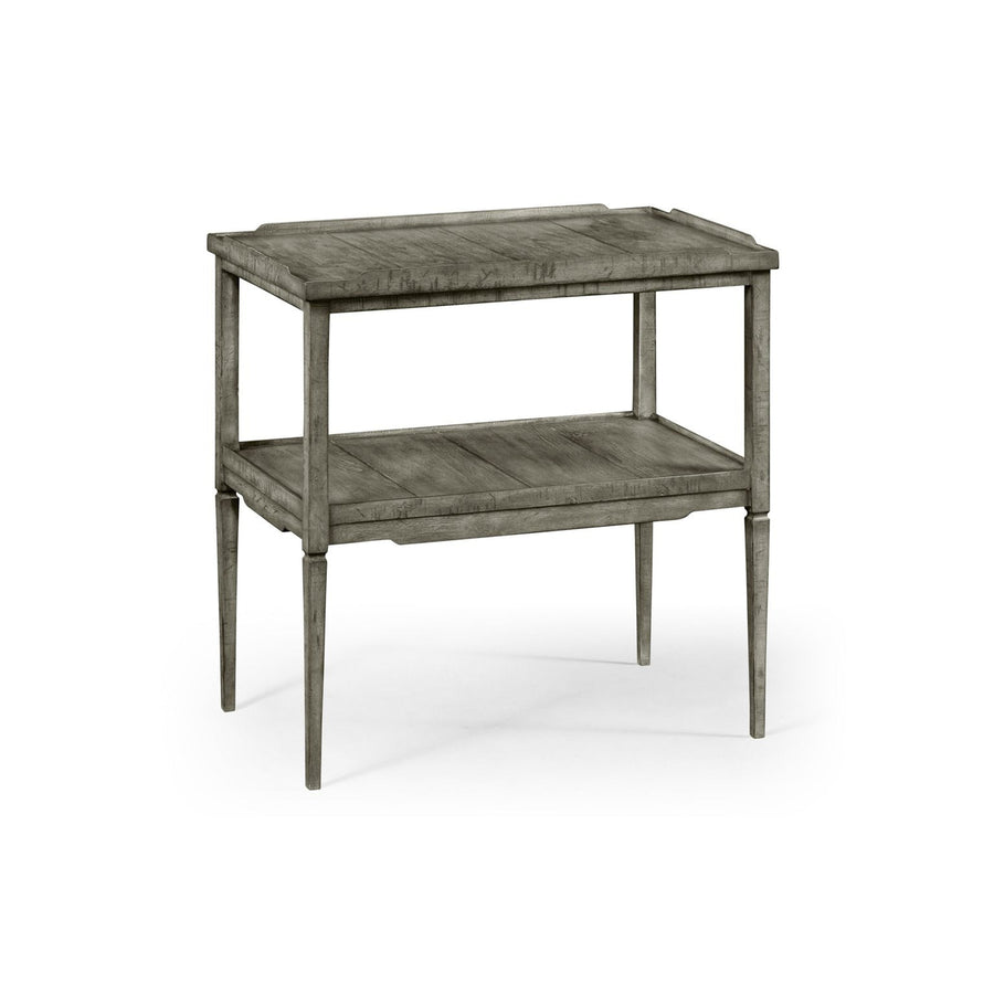 Casual Rectangular Side Table-Jonathan Charles-JCHARLES-491020-CFW-Side TablesCountry Walnut-1-France and Son