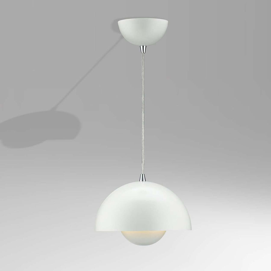 Mid-Century Modern Reproduction Flowerpot VP1 Pendant Lamp - White Inspired by Verner Panton