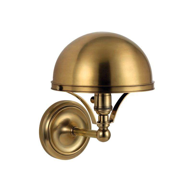 Covington 1 Light Wall Sconce-Hudson Valley-HVL-521-AGB-Wall LightingAged Brass-1-France and Son