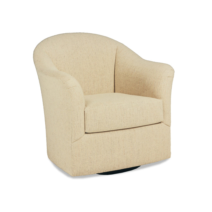 Riley Swivel Chair-Precedent-Precedent-9306-C3-Lounge ChairsFabric-Swivel-2-France and Son