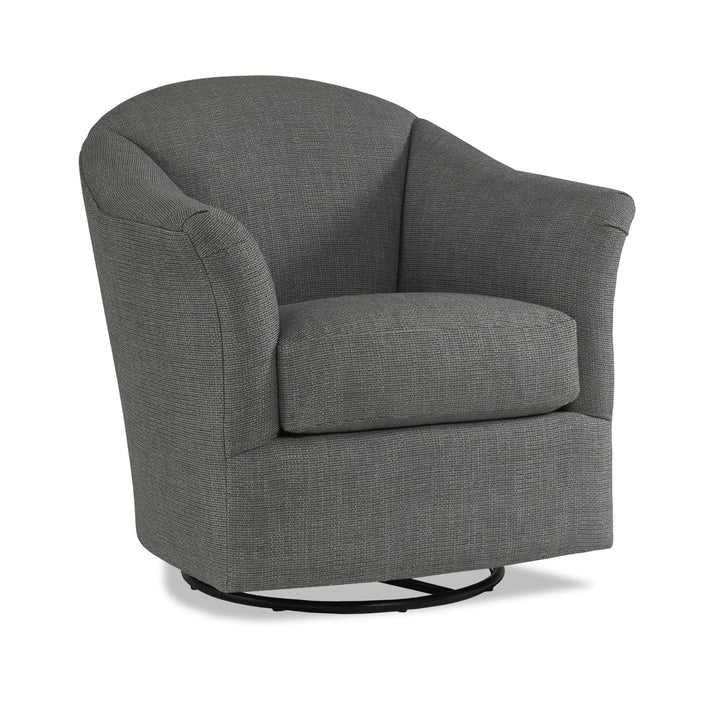 Riley Swivel Chair-Precedent-Precedent-9306-C3-Lounge ChairsFabric-Swivel-1-France and Son
