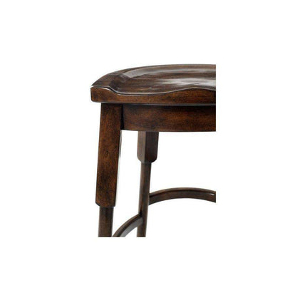 The English Inn Stool-Theodore Alexander-THEO-4400-237-Bar Stools-2-France and Son