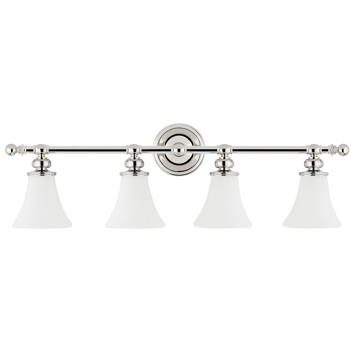 Weston 4 Light Bath Bracket-Hudson Valley-HVL-4504-PN-Bathroom LightingPolished Nickel-1-France and Son