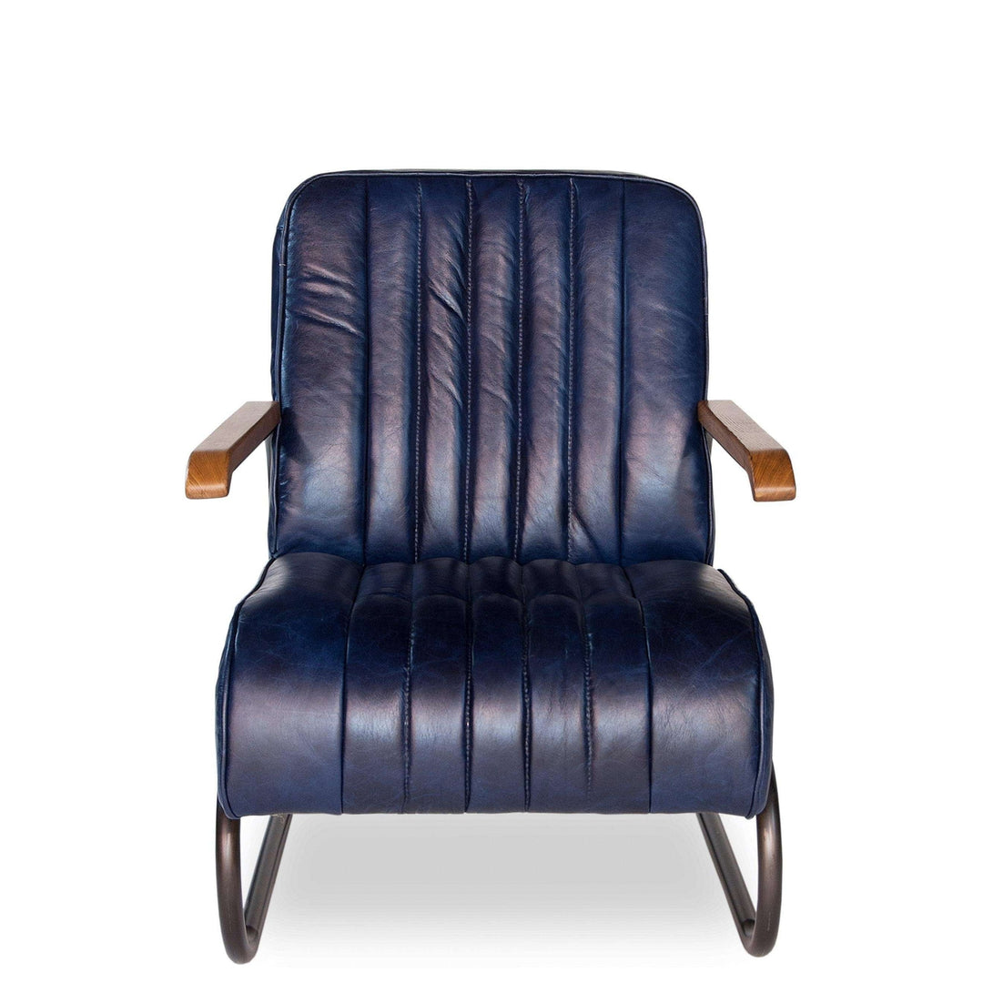 Bel-Air Arm Chair, Blue-SARREID-SARREID-29515-Lounge Chairs-6-France and Son