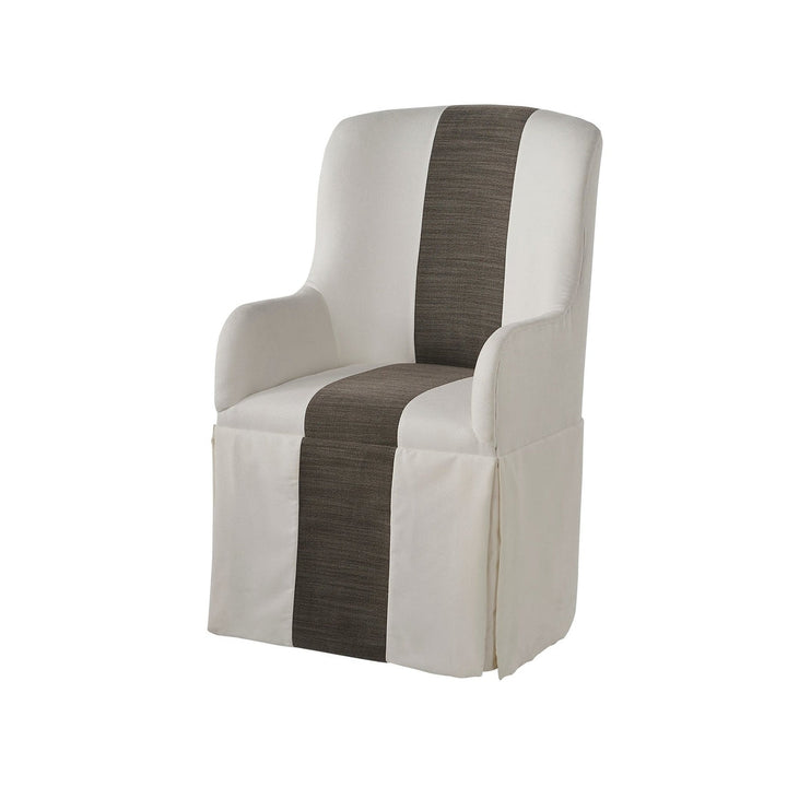 Slip Cover Caster Arm Chair-Universal Furniture-UNIV-U042729-Dining Chairs-6-France and Son