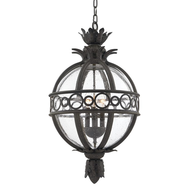 Campanile 4 Light Hanging Lantern-Troy Lighting-TROY-F5009-FRN-Outdoor Post Lanterns-1-France and Son