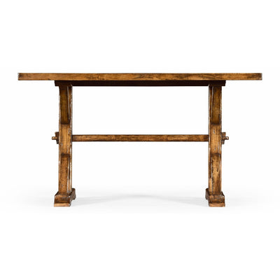 Solid Wood Dining Table-Jonathan Charles-JCHARLES-491059-90L-CFW-Dining TablesCountry Walnut-90"-27-France and Son