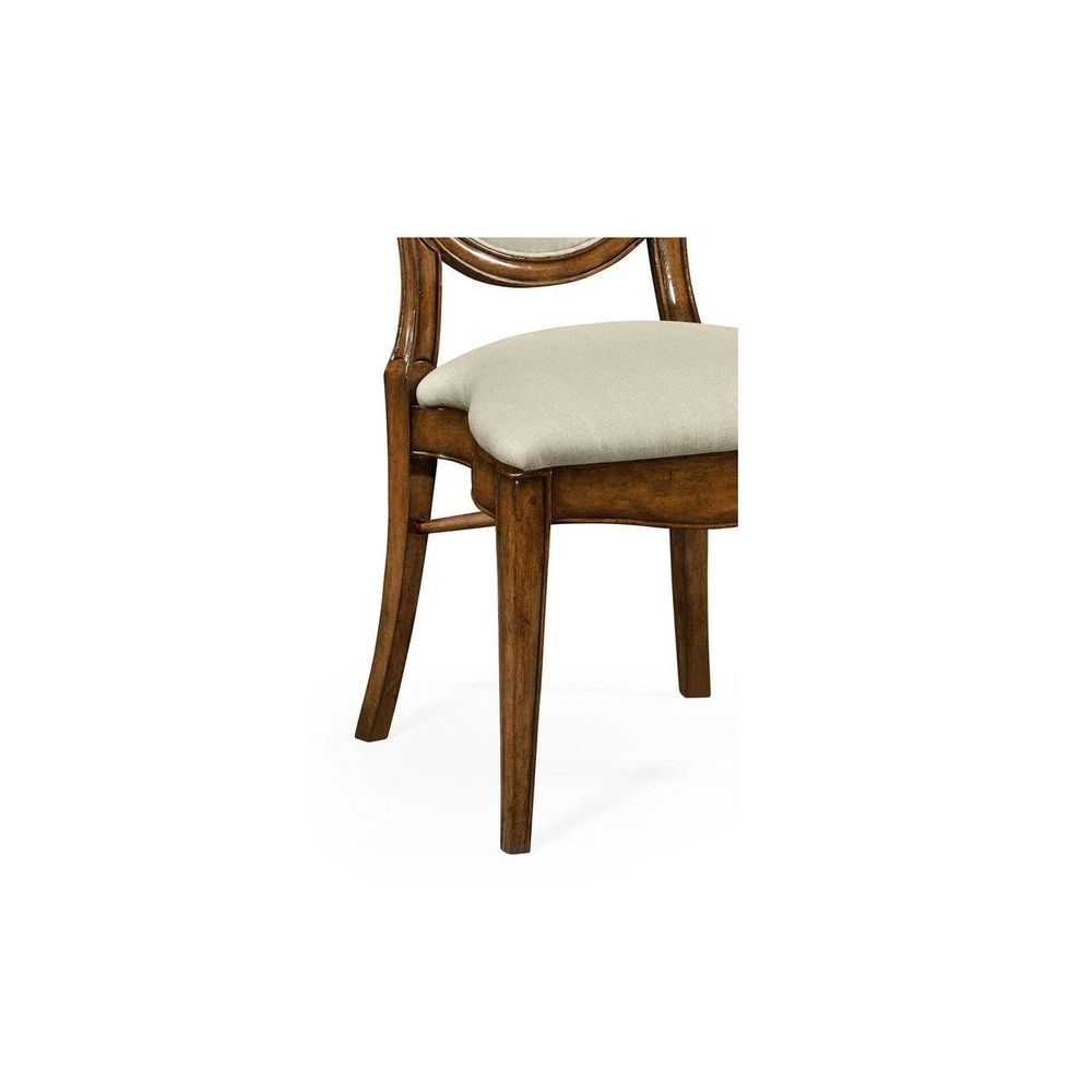 Stacking Spoon Back Walnut Dining Side Chair-Jonathan Charles-JCHARLES-495380-SC-WAL-F001-Dining Chairs-5-France and Son