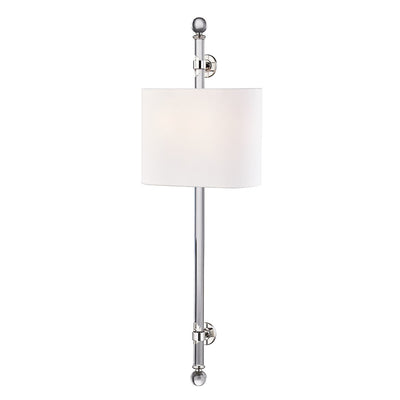 Wertham Wall Sconce-Hudson Valley-HVL-6122-PN-Wall LightingPolished Nickel-2-France and Son
