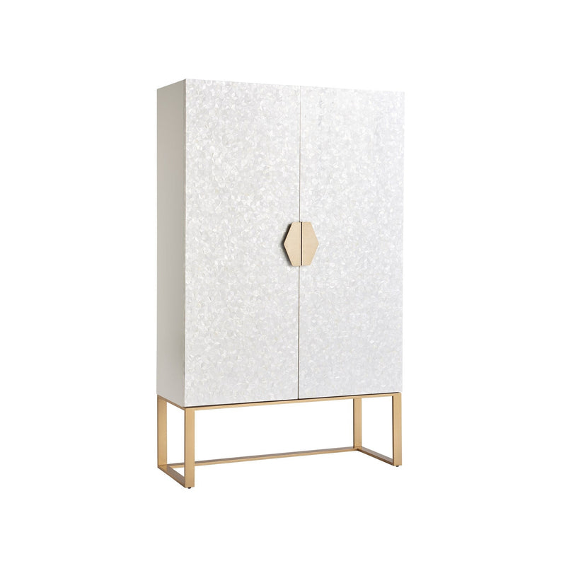 Love. Joy. Bliss Opaline Bar Cabinet by Miranda Kerr Home Collection-Universal Furniture-UNIV-956690-Bar Storage-1-France and Son
