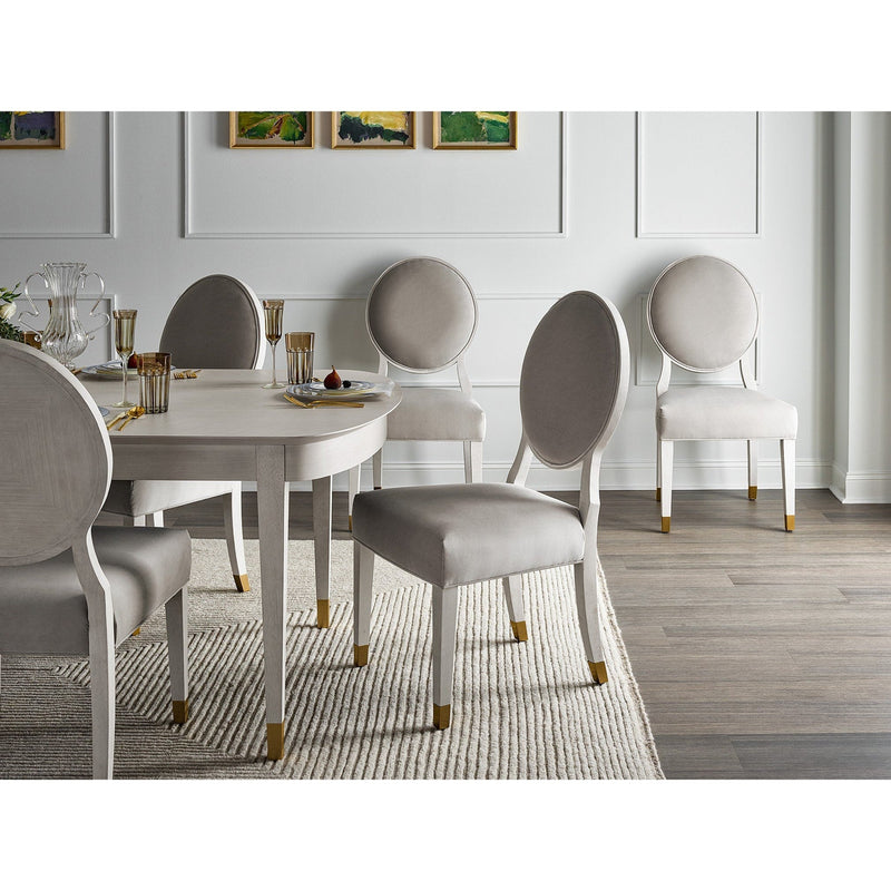 Love. Joy. Bliss. - Miranda Kerr Home Collection-Oval Back Side Chair-Universal Furniture-UNIV-956A636-RTA-Dining Chairs-2-France and Son
