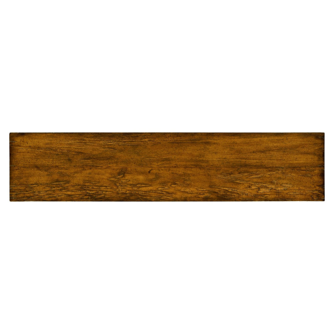 Casual Rectangular Console Table-Jonathan Charles-JCHARLES-491057-CFW-Console TablesCountry Walnut-10-France and Son