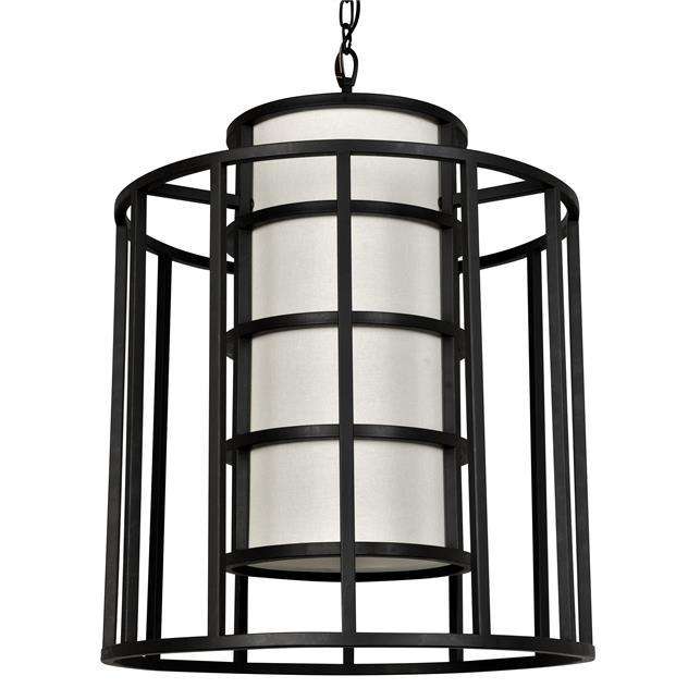 Brian Patrick Flynn Hulton 6 Light Matte Black Chandelier-Crystorama Lighting Company-CRYSTO-9597-MK-Chandeliers-1-France and Son