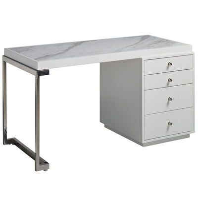 Glacier Whitley Writing Desk-Universal Furniture-UNIV-964813-Desks-1-France and Son