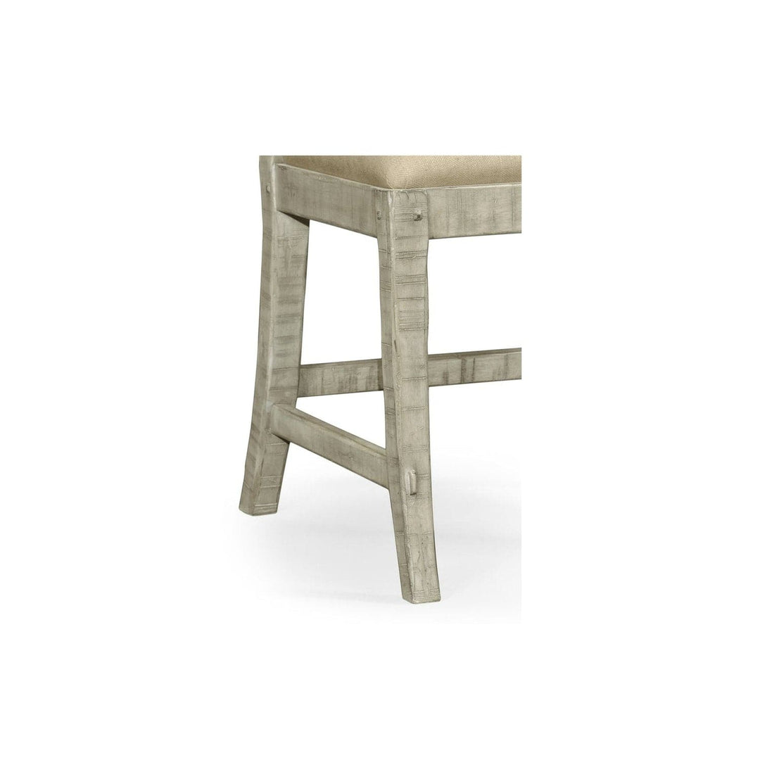 Casual Planked Dining Side Chair-Jonathan Charles-JCHARLES-491076-SC-DTD-F400-Dining ChairsDark Driftwood-24-France and Son