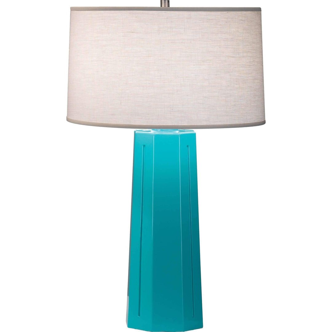 Mason Table Lamp-Robert Abbey Fine Lighting-ABBEY-973-Table LampsEgg Blue-12-France and Son