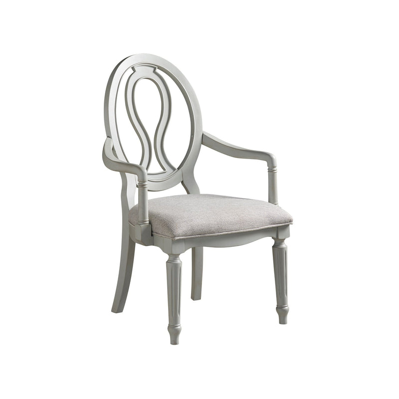Summer Hill Pierced Back Arm Chair-Universal Furniture-UNIV-986637-RTA-Dining Chairs-1-France and Son