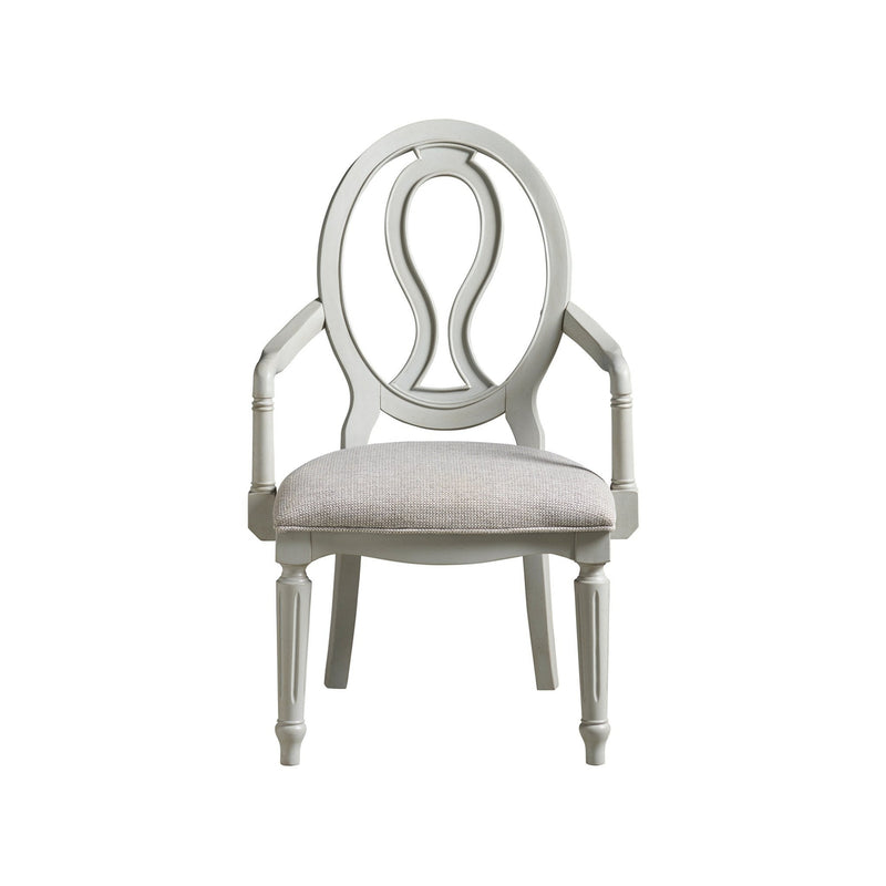 Summer Hill Pierced Back Arm Chair-Universal Furniture-UNIV-986637-RTA-Dining Chairs-3-France and Son