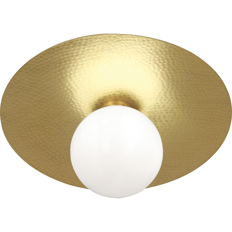 Dal Flushmount-Robert Abbey Fine Lighting-ABBEY-9875-Flush MountsModern Brass-1-France and Son