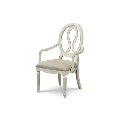 Summer Hill Pierced Back Arm Chair-Universal Furniture-UNIV-987637-RTA-Dining Chairs-1-France and Son