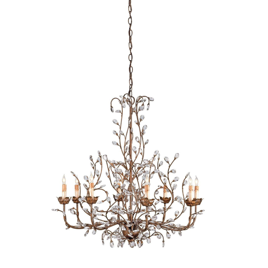 Crystal Bud Silver Orb Chandelier-Currey-CURY-9884-ChandeliersCupertino-8-Light-8-France and Son