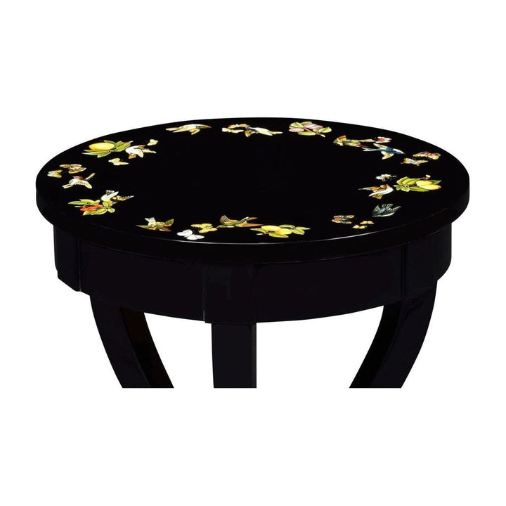 Biedermeier Black Cigarette Table-Jonathan Charles-JCHARLES-008435-AB-Side Tables-3-France and Son