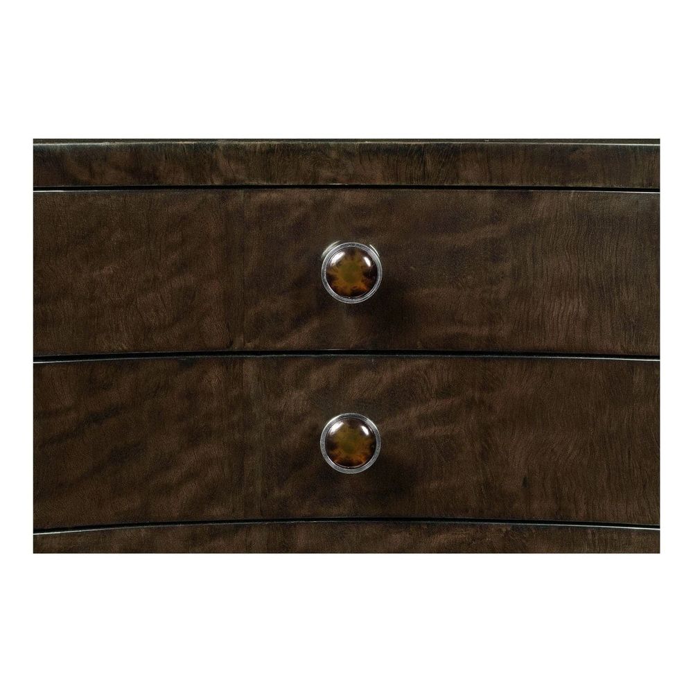 Black Eucalyptus Kidney Shaped Side Table-Jonathan Charles-JCHARLES-005176-AA-Side Tables-4-France and Son