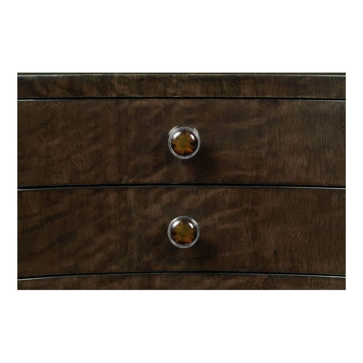 Black Eucalyptus Kidney Shaped Side Table-Jonathan Charles-JCHARLES-005176-AA-Side Tables-4-France and Son