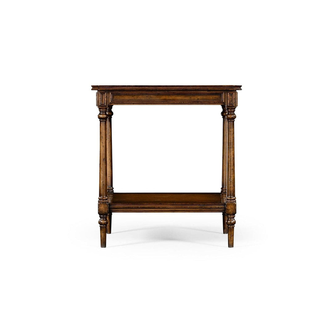 Victorian style walnut side table-Jonathan Charles-JCHARLES-494636-WAL-Side Tables-2-France and Son