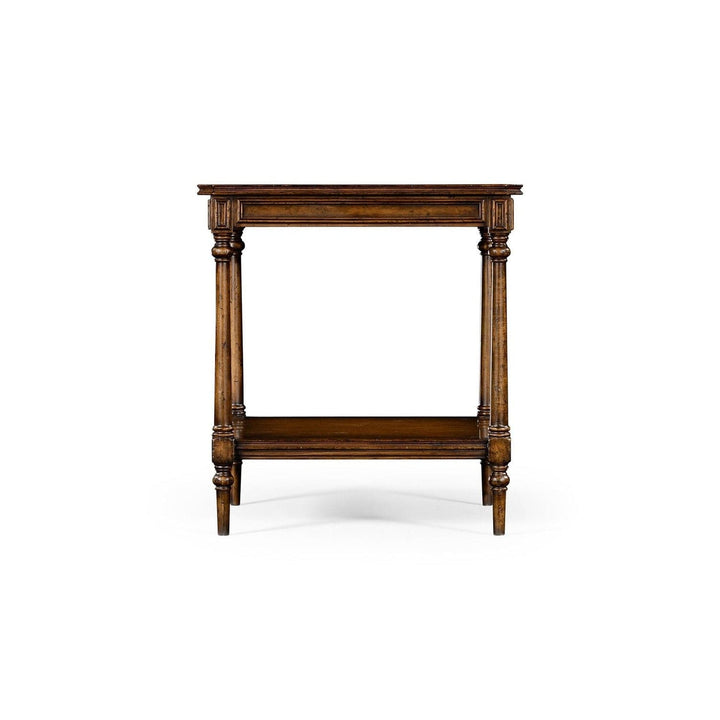 Victorian style walnut side table-Jonathan Charles-JCHARLES-494636-WAL-Side Tables-2-France and Son