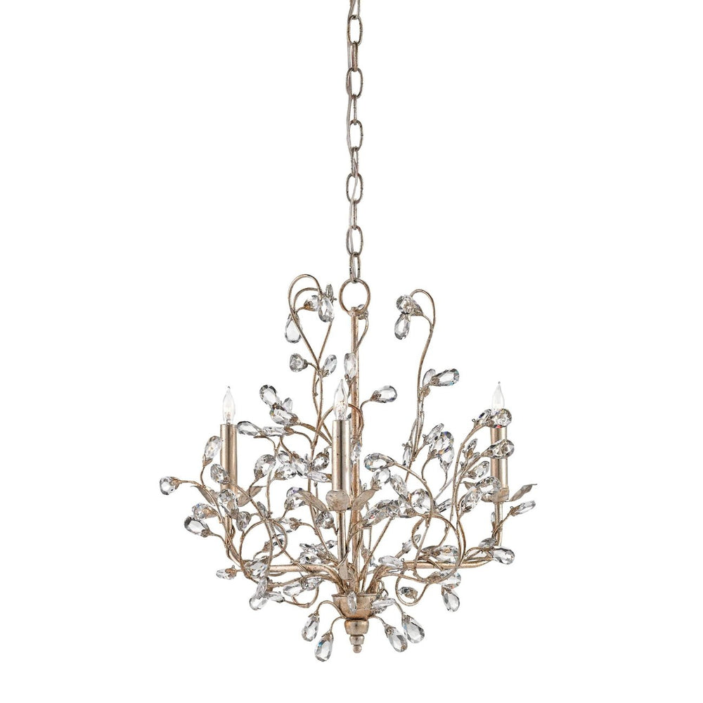 Crystal Bud Silver Orb Chandelier-Currey-CURY-9974-ChandeliersSilver Granello-3-Light-3-France and Son
