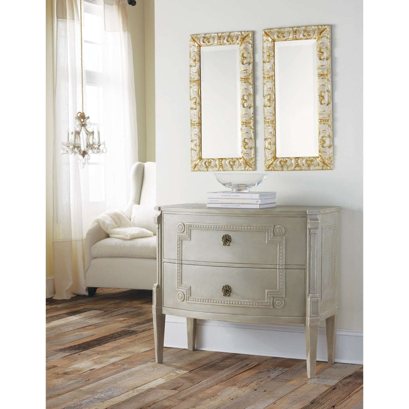 Bowfront Gustavian Commode-Modern History-MODERN-MH323F01-Dressers-1-France and Son