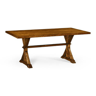 Solid Wood Dining Table-Jonathan Charles-JCHARLES-491060-72L-CFW-Dining TablesCountry Walnut-72"-20-France and Son