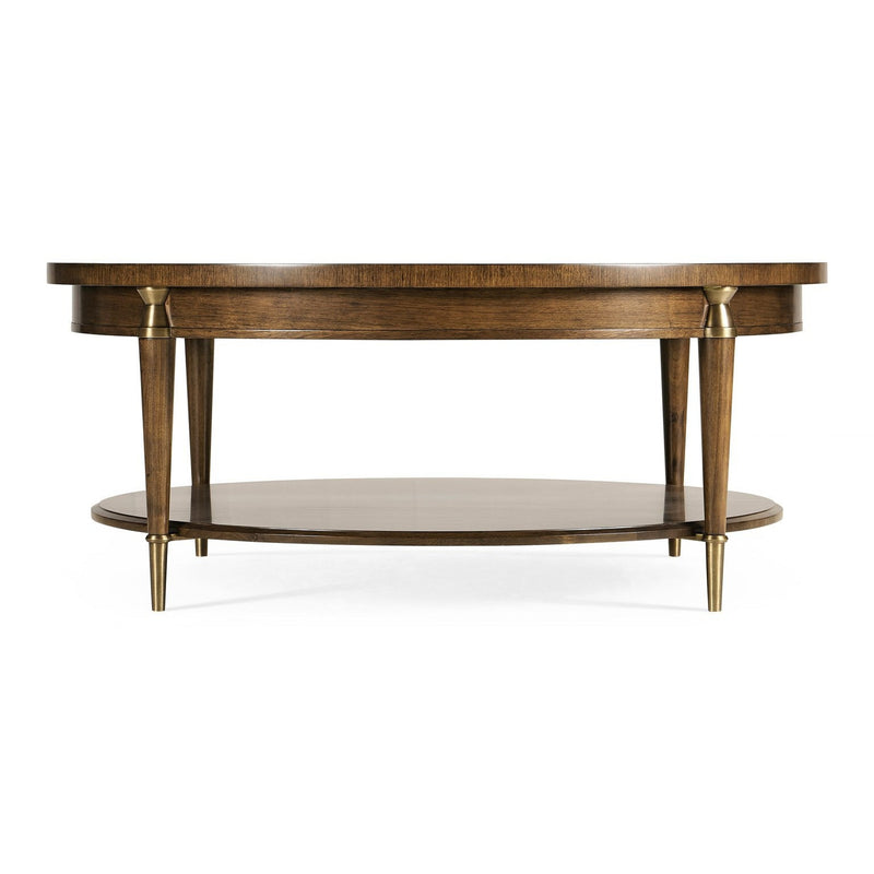 Toulouse Round Cocktail Table-Jonathan Charles-JCHARLES-500359-WTL-Coffee Tables-2-France and Son