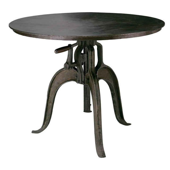 Americana Crank Table in Gun Metal-Jamie Young-JAMIEYO-20AMER-CRANK-Dining Tables-1-France and Son