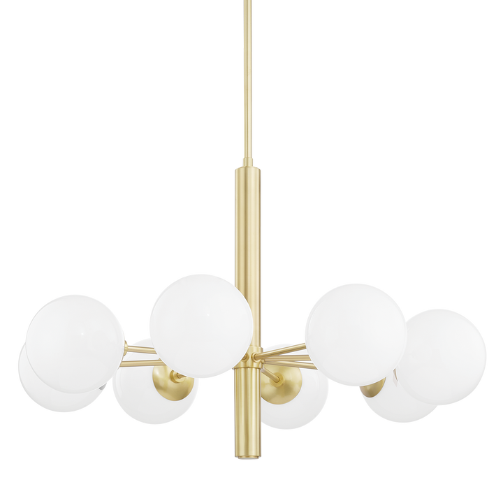 Stella 8 Light Chandelier-Mitzi-HVL-H105808-AGB-ChandeliersBrass-1-France and Son