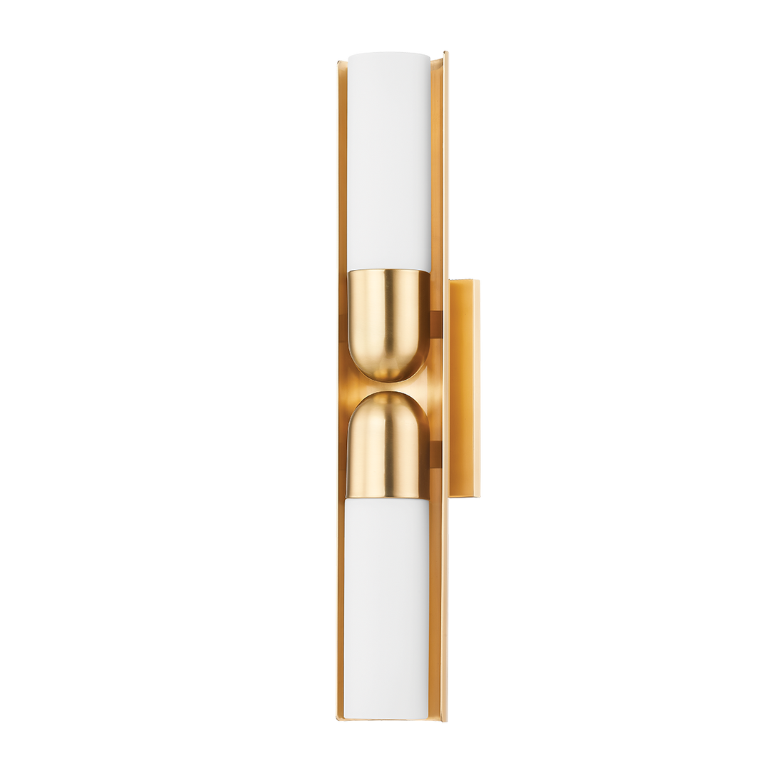 Paolo Sconce-Mitzi-HVL-H634102-AGB-Outdoor Wall SconcesAged Brass-1-France and Son