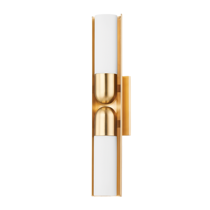 Paolo Sconce-Mitzi-HVL-H634102-AGB-Outdoor Wall SconcesAged Brass-1-France and Son