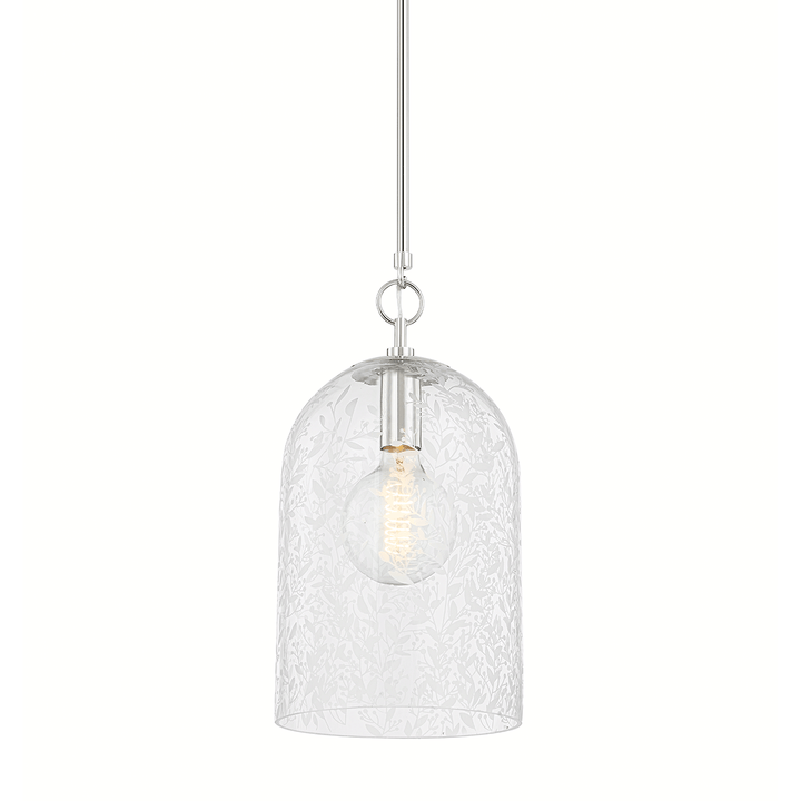 Belleville 1 Light Pendant - Small-Hudson Valley-HVL-7510-PN-PendantsPolished Nickel-2-France and Son